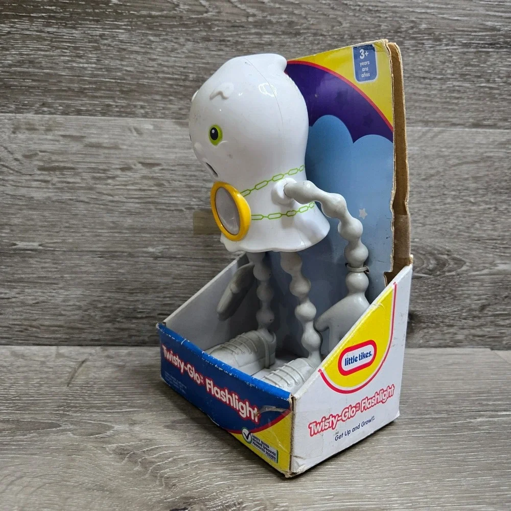Little Tikes Flashlight Twisty-Glo Toy Ghost Articulated Toy Halloween Light New